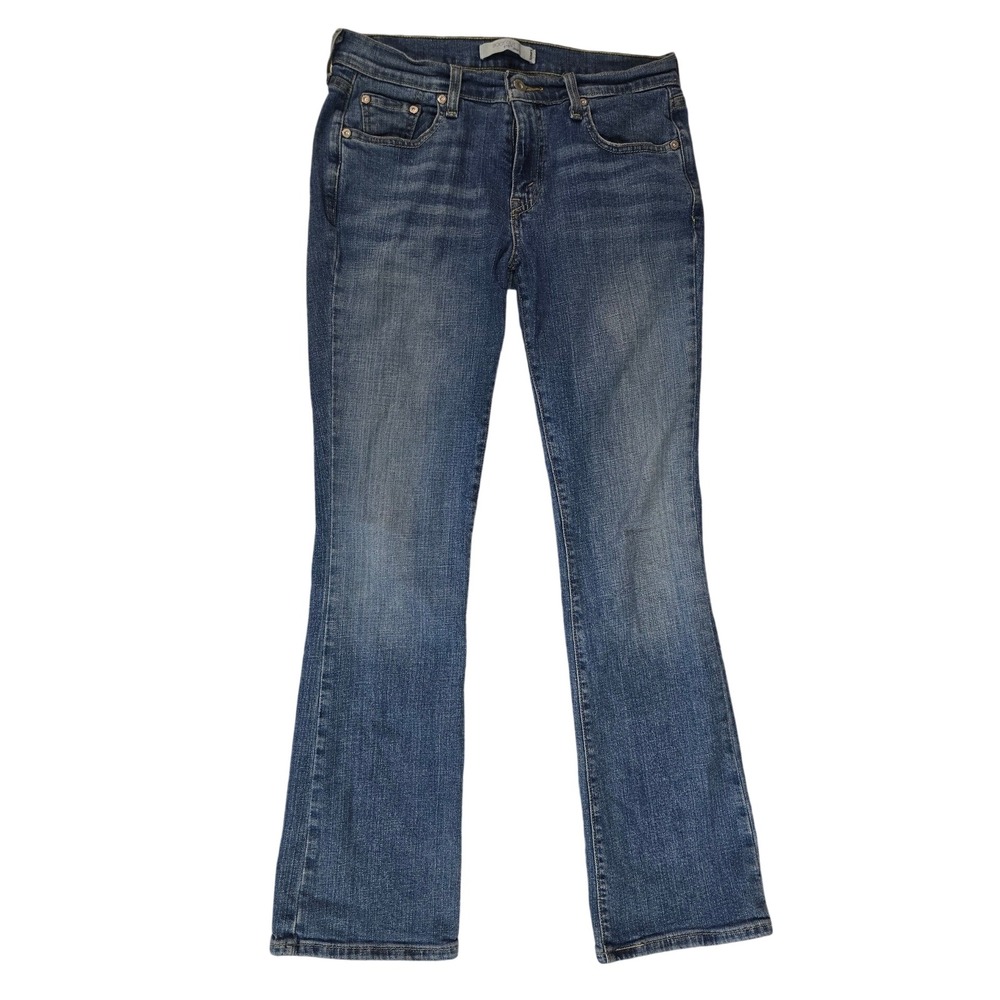 Levis 515 Bootcut Jeans Womens 8M Medium Wash Blue Mid Rise Stretch Denim 31x32